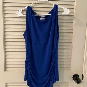 Calvin Klein invisible fit solutions royal blue top, size large